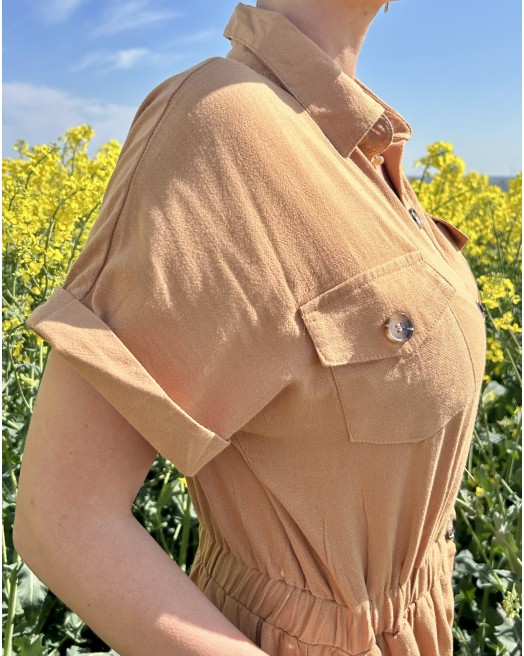 Combi-short L'AUDACIEUSE camel